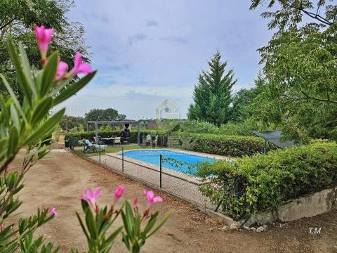 Finca rústica de 1 hectárea con acogedora casa y piscina.